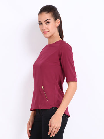 D Muse Women Maroon Top