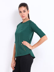 D Muse Women Green Top