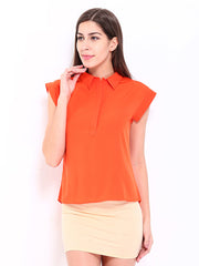 D Muse Women Orange Top