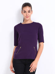 D Muse Women Purple Top