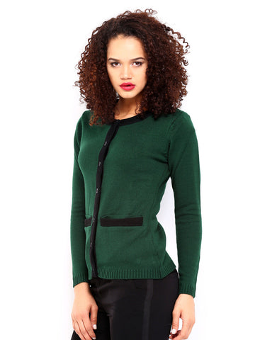 D Muse Women Green Sweater