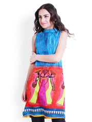 D&amp;S Women Blue Printed Kurta