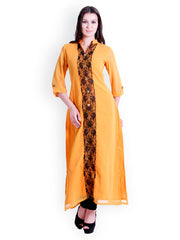 D&amp;S Women Yellow Kurta