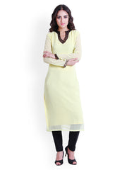 D&amp;S Women Yellow Kurta