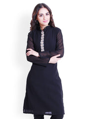 D&amp;S Women Black Kurta