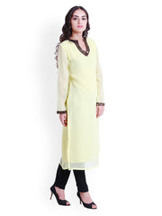 D&amp;S Women Yellow Kurta