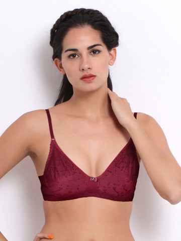 Daisy Dee Maroon Salwar Kameez Bra