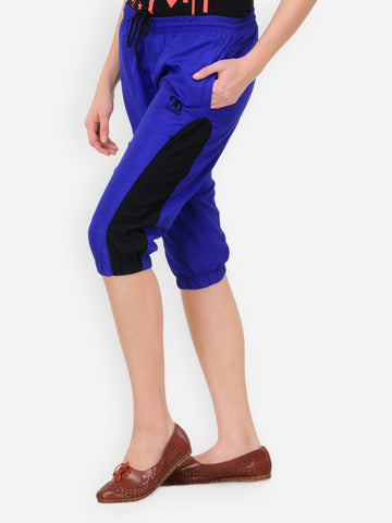 Dazzgear Women Royal Blue Capris
