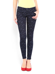 Deal Jeans Women Navy Printed Jeans