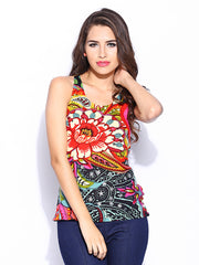 Desigual Women Multi-Coloured Printed Top