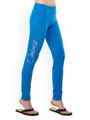 Do u speak green Women Blue Lounge Pants DUSGS14213BB