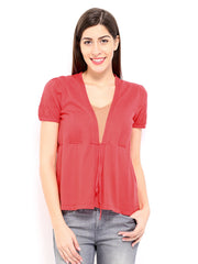 DressBerry Coral Pink Shrug
