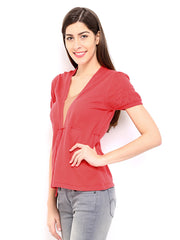 DressBerry Coral Pink Shrug