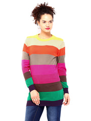 DressBerry Multicoloured Striped Sweater