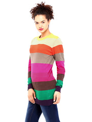 DressBerry Multicoloured Striped Sweater