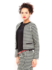 DressBerry Women Black &amp; White Jacket