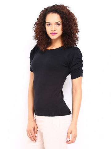 DressBerry Women Black Sweater