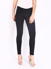 DressBerry Women Black Treggings