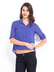 DressBerry Women Blue Shirt