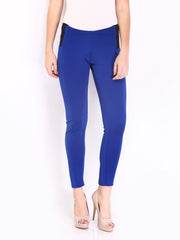 DressBerry Women Blue Treggings