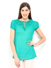 DressBerry Women Green Top