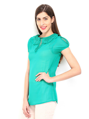 DressBerry Women Green Top