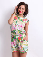 Dressberry Women Multi-Coloured Romper Berry Playsuit
