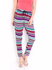 DressBerry Women Multi-Coloured Printed Trousers