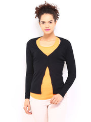DressBerry Women Navy Cardigan