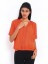 DressBerry Women Orange Lace Top