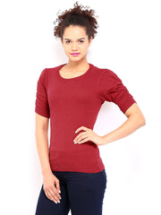 DressBerry Women Red Sweater