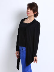 DressBerry Women Black Vicky Long Shrug