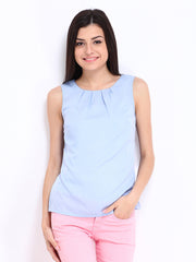 DressBerry Women Light Blue Top