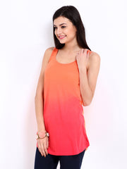 DressBerry Women Orange &amp; Pink Top