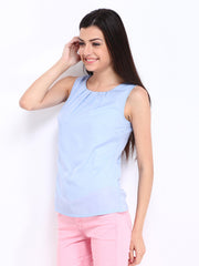 DressBerry Women Light Blue Top