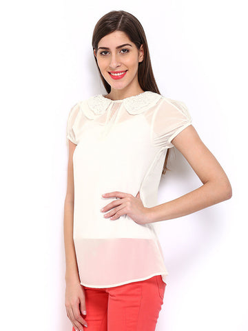 DressBerry Women White Top