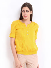 DressBerry Women Yellow Top