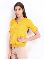 DressBerry Women Yellow Top