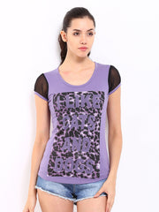 Duke Women Purple Printed Top