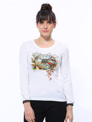 Duke Women White Printed Top