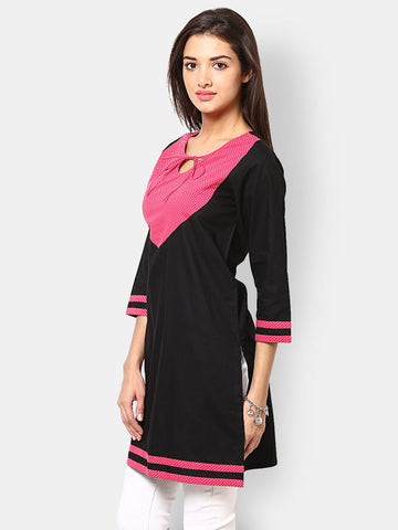 Eavan Women Black Kurta