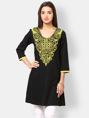 Eavan Women Black Kurta