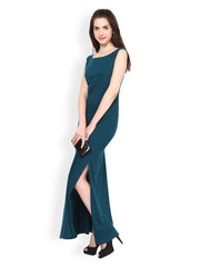 Eavan Teal Green Maxi Dress