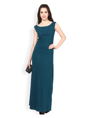 Eavan Teal Green Maxi Dress