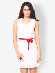 Eavan White A-line Dress