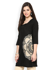 Eavan Women Black Kurta