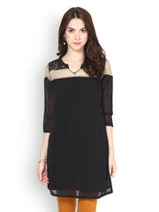Eavan Women Black Kurta