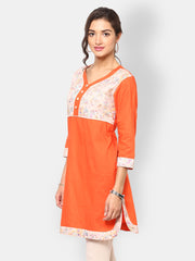 Eavan Women Orange Kurta