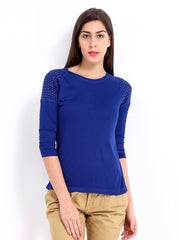 Elle Women Blue Top