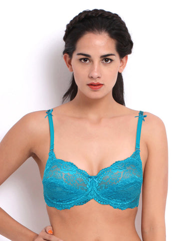 Enamor Blue Bra EBFLFDB05OCN